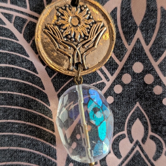 Katia Designs Beaded Necklace with Gold Pendant - Picture 9 of 9